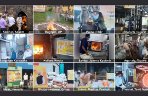 जप्त केलेले 1,44,000 किलो अमली पदार्थ भारताने केले नष्ट