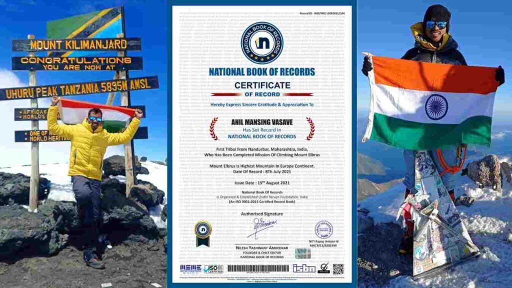 anil vasave on mount kilimanjaro
