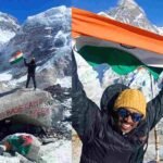 Anil Vasave on Mount Everest Base Camp
