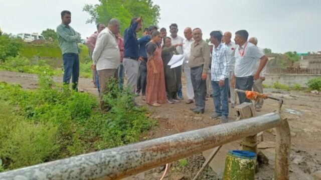 District Collector's visit to Prakasha area – Important inspection and meeting regarding disaster management and drinking water problems during monsoon