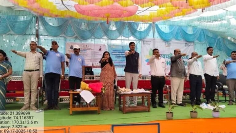 नंदुरबार जिल्ह्यात ‘स्वच्छता ही सेवा 2025’ उपक्रमाचा कोठली खु. येथे जिल्हास्तरीय शुभारंभ