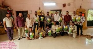 राष्ट्रीय अन्नसुरक्षा पोषण अभियान अंतर्गत मांजरे येथे मूग उत्पादनासाठी शेतकरी प्रशिक्षण – जलसंधारण आणि बीज प्रक्रियेवर भर