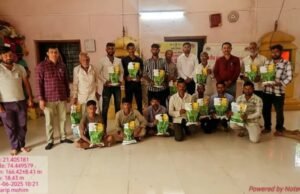 राष्ट्रीय अन्नसुरक्षा पोषण अभियान अंतर्गत मांजरे येथे मूग उत्पादनासाठी शेतकरी प्रशिक्षण – जलसंधारण आणि बीज प्रक्रियेवर भर