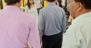 जिल्हा क्रीडा मैदान, नंदुरबार येथे उपविभागीय अधिकारी अंजली शर्मा यांची पाहणी