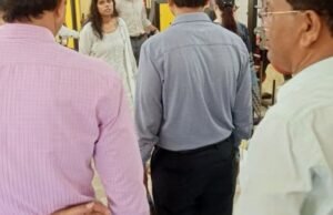 जिल्हा क्रीडा मैदान, नंदुरबार येथे उपविभागीय अधिकारी अंजली शर्मा यांची पाहणी
