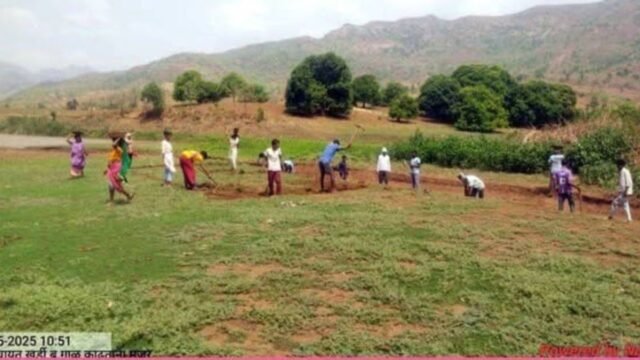 Strong steps for water conservation in Nandurbar district under MGNREGA!