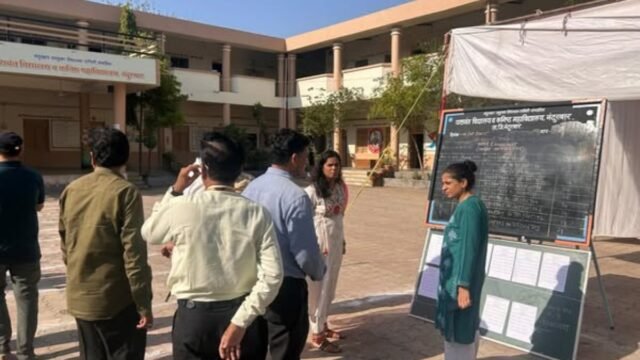 Dr. Mittali Sethi, District Collector, Nandurbar visits NEET UG 2025 examination centers.