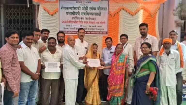वडाळी (ता. शहादा) येथे ॲग्री स्टॅक नोंदणी शिबिर!