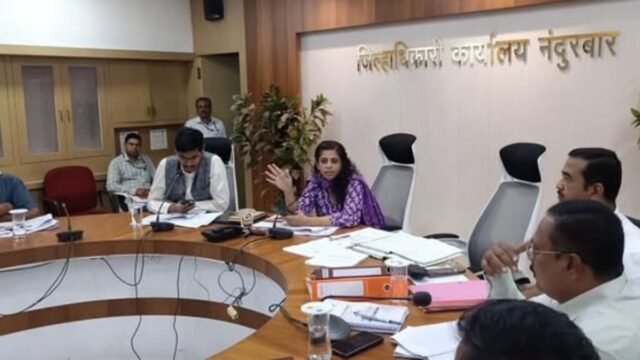 Core Committee and Navsanjeevani Scheme Review Meeting in Nandurbar District