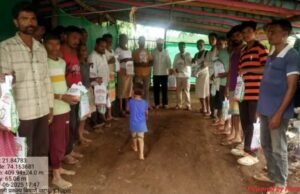 राष्ट्रीय कृषि विकास योजना अंतर्गत अक्राणी तालुक्यात श्रीअन्न (नागली) लागवडीवर गट प्रात्यक्षिक — शेतकऱ्यांमध्ये जागरूकतेसह पोषणदृष्टीने पुढाकार