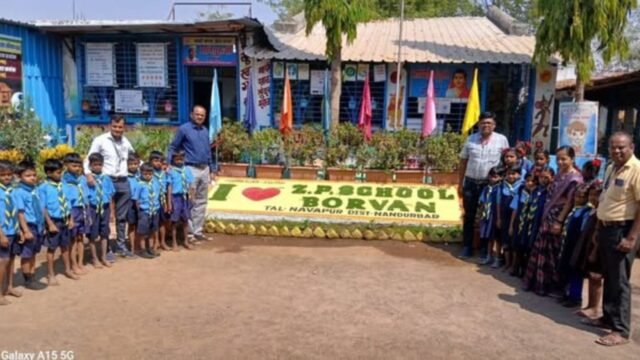 Clean, beautiful and inspiring learning center – Zilla Parishad Primary School, Borwan (Tal. Navapur, Dist. Nandurbar)