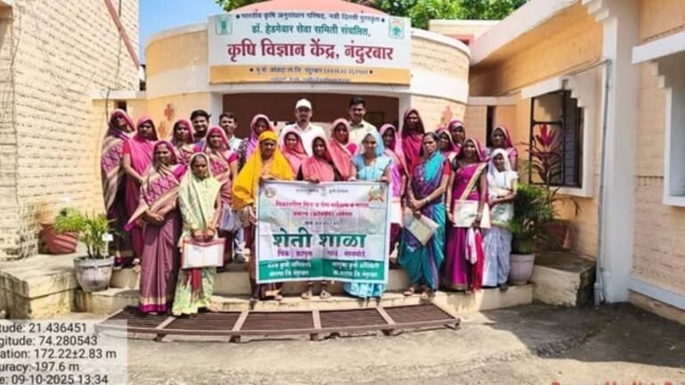 महिला शेतकरी गटाची कृषी विज्ञान केंद्र, कोळदा येथे प्रक्षेत्र भेट