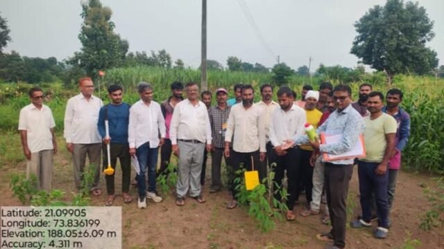 Turmeric crop practical farmer training under National Food and Nutrition Security Mission – Enthusiasm in Navapur Taluka