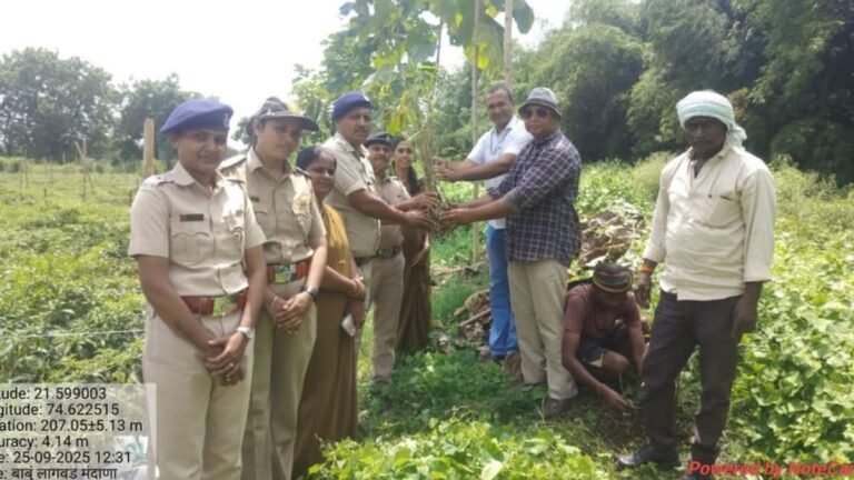 श्रमदानातून हरित भविष्याचा संकल्प – मंदाना येथे ८०० बांबू रोपांची लागवड