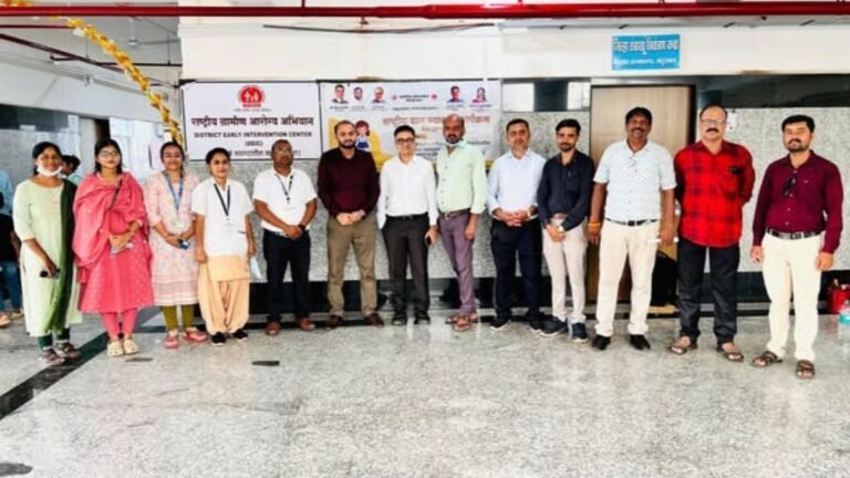 राष्ट्रीय बाल स्वास्थ्य कार्यक्रमांतर्गत 145 बालकांची मोफत हृदयरोग तपासणी – 25 बालकांमध्ये हृदयविकार निदान