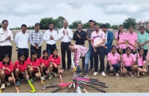 राष्ट्रीय क्रीडा दिनानिमित्त मेजर ध्यानचंद हॉकी चषक व खेळाडू सत्कार समारंभ संपन्न