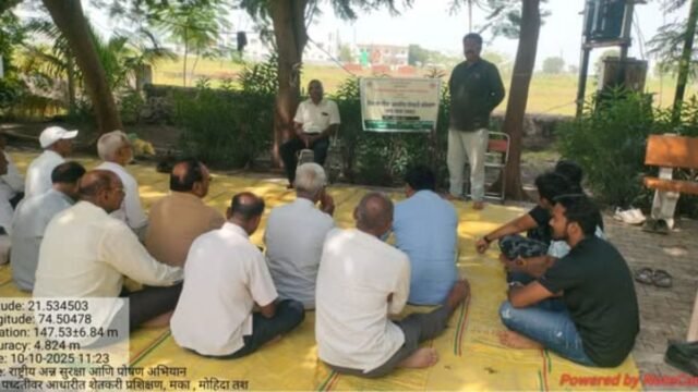 Launch of Pradhan Mantri Dhandhanya Krishi Yojana — Live broadcast program successfully organized by Atma Nandurbar
