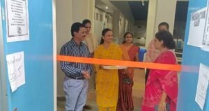 जिल्हाधिकारी डॉ.मित्ताली सेठी यांची जवाहर नवोदय विद्यालय श्रावणी ता.जि.नंदुरबार येथे भेट