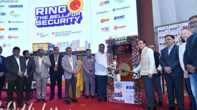 The 'Ring the Bell for Security' campaign, organized by the Data Security Council of India to promote digital security and create safe #cybertransactions, was inaugurated by Information Technology Minister Adv.