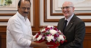 जर्मनीचे वाणिज्यदूत यांच्या शिष्टमंडळाने उपमुख्यमंत्री तथा वित्त व नियोजन मंत्री अजित पवार यांची सदिच्छा भेट घेतली.