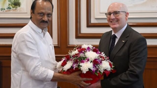 A delegation from the German Consul paid a goodwill visit to Deputy Chief Minister and Minister for Finance and Planning Ajit Pawar.