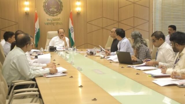 The ongoing development works in the Ashtavinayak temple area, which is a place of worship for millions of devotees in Maharashtra and the country, should be completed on time and in a quality manner.