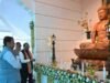 मुख्यमंत्री देवेंद्र फडणवीस यांनी कामठी येथील ड्रॅगन पॅलेस टेम्पलला भेट देऊन भगवान गौतम बुद्धांच्या मूर्तीला तसेच महामानव, भारतरत्न डॉ. बाबासाहेब आंबेडकर यांना अभिवादन केले आणि बुद्ध वंदनेत सहभाग घेतला.
