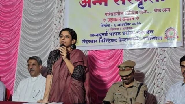 “Annasanskanti” – A new step for small entrepreneurs in Nandurbar! District Collector Dr. Mittali Sethi inaugurated the sales center