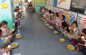 जि.प. प्राथमिक शाळा, भोमदीपाडा, ता. नवापूर येथे ‘प्रधानमंत्री पोषण शक्ती योजना’ अंतर्गत एक अभिनव आणि प्रेरणादायी उपक्रम राबविला