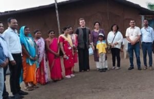 महिला आर्थिक विकास महामंडळ, नंदुरबार अंतर्गत IFAD प्रतिनिधींची गाव भेट