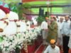 केंद्रीय मंत्री नितीन गडकरी यांची राष्ट्रसंत तुकडोजी महाराज यांच्या पुण्यतिथी महोत्सवात मौन श्रद्धांजली अर्पण