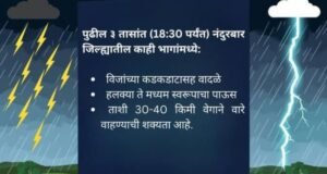 महत्त्वाची हवामान सूचना – नागरिकांनी सतर्क राहावे!