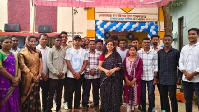 Social awareness through the knowledge hall – Inauguration of “Jannayak Veer Birsa Munda Library” at Waghale