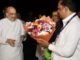 केंद्रीय गृहमंत्री अमित शाह यांचे मुंबईत आगमन