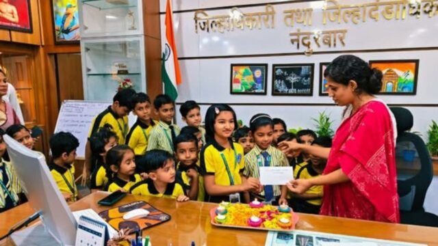 “A message of humanity from children” – My Child Public School, Nandurbar extends a helping hand to flood victims