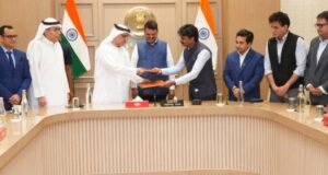 देशाच्या इतिहासात पहिल्यांदाच, राज्य शासन, अबूधाबी पोर्ट्स ग्रुप आणि अबू धाबीचे ‘इन्व्हेस्टमेंट सिर्सोस अँड प्रेसिडेन्शियल ऑफिस’ यांच्यात एक सामंजस्य करार करण्यात आला आहे.