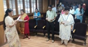 दक्षता जनजागृती सप्ताहानिमित्त जुने महाराष्ट्र सदन येथे भ्रष्टाचार निर्मूलनाची प्रतिज्ञा देण्यात आली.