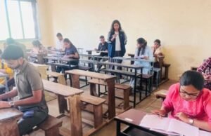 महाराष्ट्र नागरी सेवा संयुक्त पूर्व परीक्षा २०२५ — मा. अंजली शर्मा यांचे परीक्षा केंद्र निरीक्षण