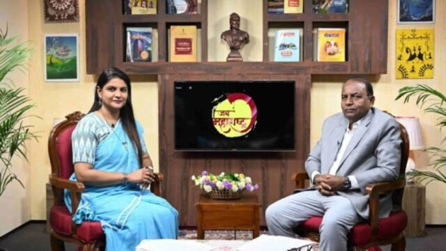 Special interview with State Election Commissioner Dinesh Waghmare in the ‘Jai Maharashtra’ and ‘Dilkhulaas’ programs