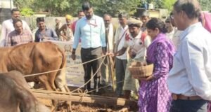 बिजरीगव्हाण येथे राळा पीक प्रात्यक्षिक बियाणे वाटप कार्यक्रम संपन्न