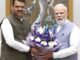 मुख्यमंत्री देवेंद्र फडणवीस यांनी घेतली पंतप्रधान मोदींची भेट