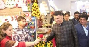 मुख्यमंत्री देवेंद्र फडणवीस यांची भारत आंतरराष्ट्रीय व्यापार मेळाव्यातील महाराष्ट्र दालनाला भेट