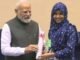 कौशल्य दीक्षांत समारोहात लातूरच्या मदियाचा पंतप्रधान मोदींच्या हस्ते गौरव