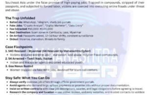 स्वप्नातील नोकरी की सायबर जाळं?