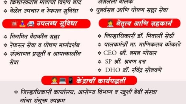 Nandurbar administration's historic step to reduce maternal and child mortality