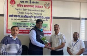 राष्ट्रीय बाल स्वास्थ्य कार्यक्रमांतर्गत (RBSK) DEIC नंदुरबार येथे मोफत ENT तपासणी शिबिर