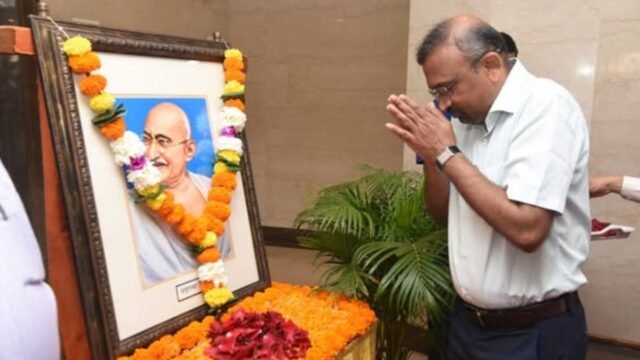 On the occasion of the death anniversary of the Father of the Nation, Mahatma Gandhi