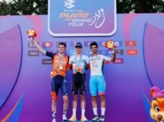 बजाज पुणे ग्रँड टूर आंतरराष्ट्रीय सायकल स्पर्धा; ‘प्रोलॉग रेस’ पारितोषिक वितरण समारंभ जल्लोषपूर्ण वातावरणात संपन्न