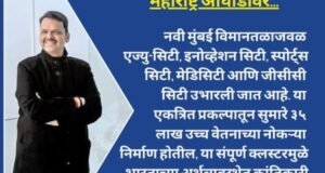 नवी मुंबई विमानतळाजवळ एज्यु-सिटी, इनोव्हेशन सिटी, स्पोर्ट्स सिटी, मेडिसिटी आणि जीसीसी सिटी उभारली जात असून