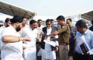 नांदेड येथील मोदी ग्राउंड येथे भेट देऊन